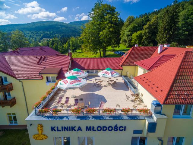 Klinika Mlodosci - Medical Spa Hotel in Bad Flinsberg für Ruhe und Erholung